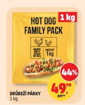DRŮBEŽÍ PÁRKY 1 kg
