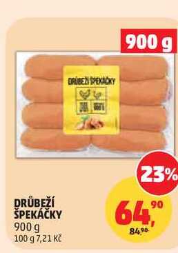 DRŮBEŽÍ ŠPEKÁČKY 900 g