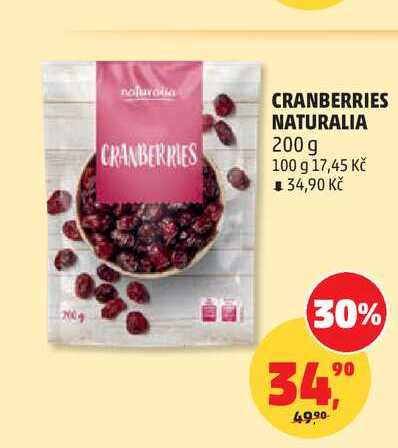 CRANBERRIES NATURALIA 200 g
