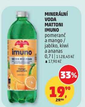 MATTONI IMUNO 0,7 l