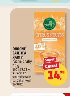 TEA PARTY OVOCNÉ ČAJE 40 g