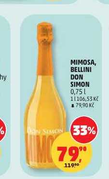 MIMOSA, BELLINI DON SIMON 0,75l