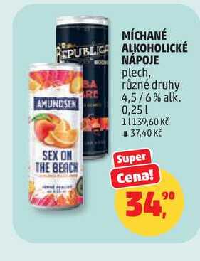 MÍCHANÉ ALKOHOLICKÉ NÁPOJE 0,25l