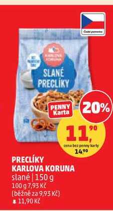 KARLOVA KORUNA PRECLÍKY slané 150 g