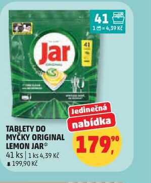 Jar kapsle do myčky 41ks, vybrané druhy