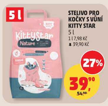 KITTY STAR STELIVO PRO KOČKY S VŮNÍ 5l
