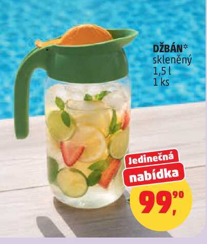 DŽBÁN skleněný 1,5l