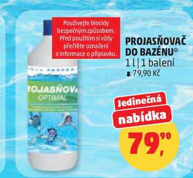 PROJASŇOVAČ DO BAZÉNU 1L