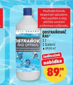 ODSTRAŇOVAČ ŘAS 1l