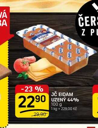 JČ EIDAM UZENÝ 44% 100 g