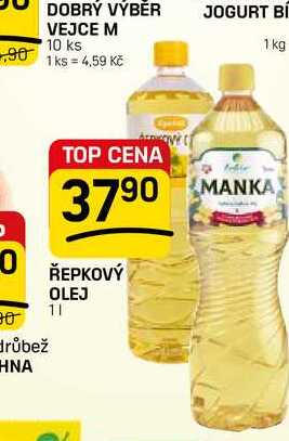 ŘEPKOVÝ OLEJ 1l