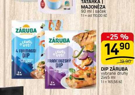 DIP ZÁRUBA vybrané druhy 2x45 ml 