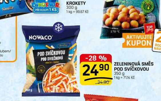 ZELENINOVÁ SMĚS POD SVÍČKOVOU 350 g