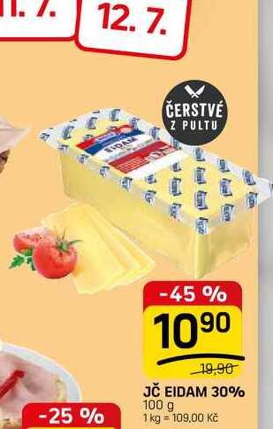 JČ EIDAM 30% 100 g