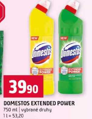 DOMESTOS EXTENDED POWER 750 ml vybrané druhy