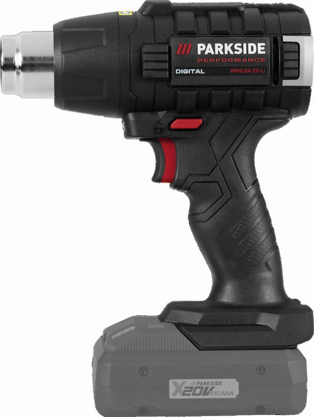 PARKSIDE PERFORMANCE Aku horkovzdušná pistole 20V PPHLGA 20-Li B3