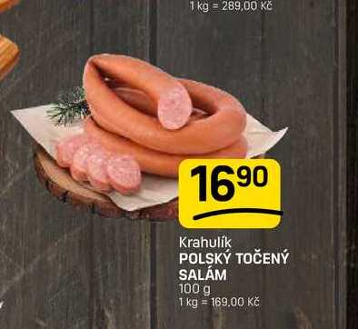 POLSKÝ TOČENÝ SALÁM 100 g