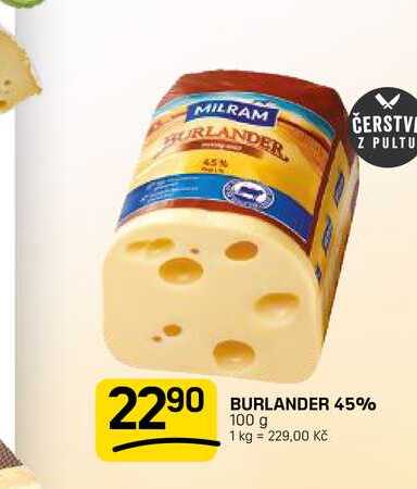 BURLANDER 45% 2290 100 g