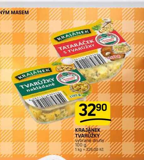 KRAJÁNEK TVARŮŽKY vybrané druhy 100 g 