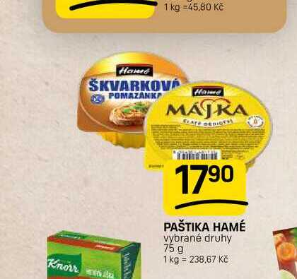 PAŠTIKA HAMÉ vybrané druhy 75 g
