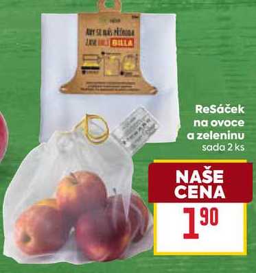 ReSáček na ovoce a zeleninu sada 2 ks