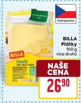 BILLA Plátky 100 g