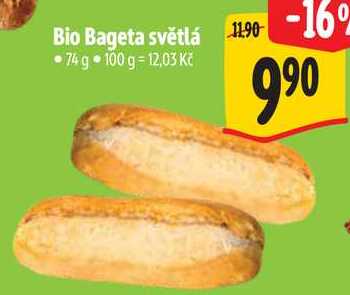 Bio Bageta světlá, 74 g