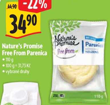 Nature's Promise Free From Parenica, 110 g