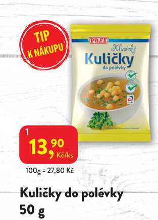 Kuličky do polévky 50 g 