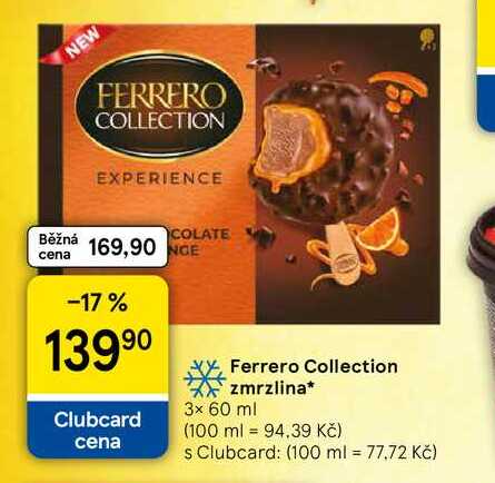 Ferrero Collection zmrzlina, 3x 60 ml