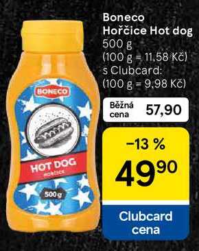 Boneco Hořčice Hot dog, 500 g