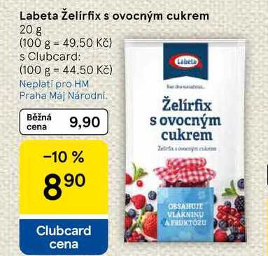 Labeta Želírfix s ovocným cukrem, 20 g  