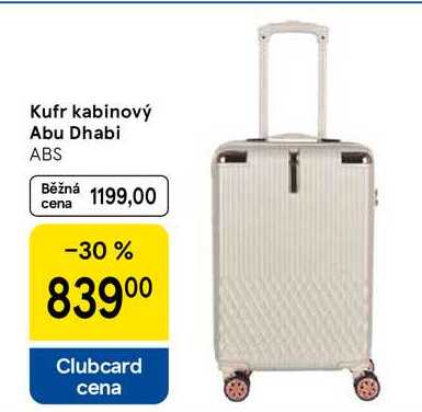 Kufr kabinový Abu Dhabi, ABS
