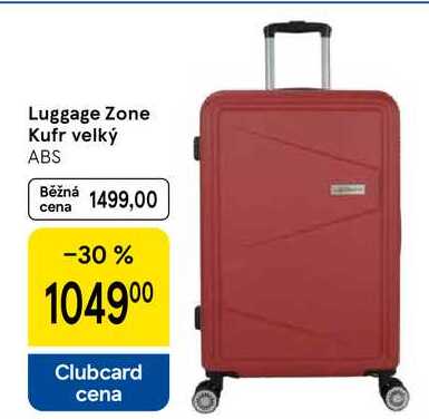 Luggage Zone Kufr velký, ABS