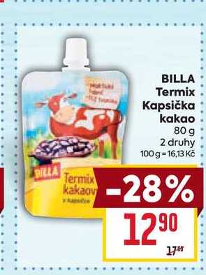 BILLA Termix Kapsička kakao 80 g