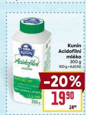 Kunín Acidofilní mléko 300 g