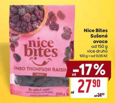 Nice Bites Sušené ovoce od 150 g