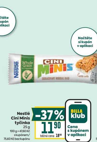 Nestlé Cini Minis tyčinka 25g