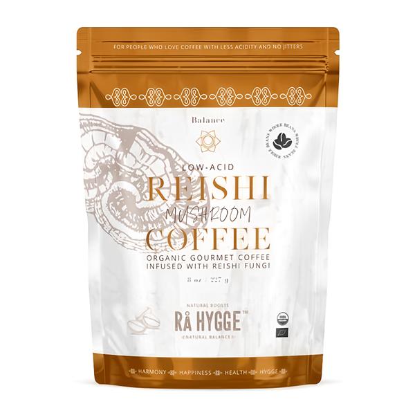Rå Hygge BIO zrnková káva Peru Arabica REISHI v akci