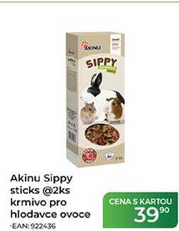 KAkinu Sippy sticks @2ks krmivo pro hlodavce ovoce