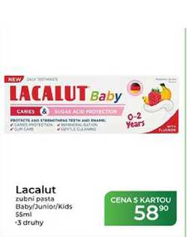 Lacalut zubni pasta Baby/Junior/Kids 55ml 