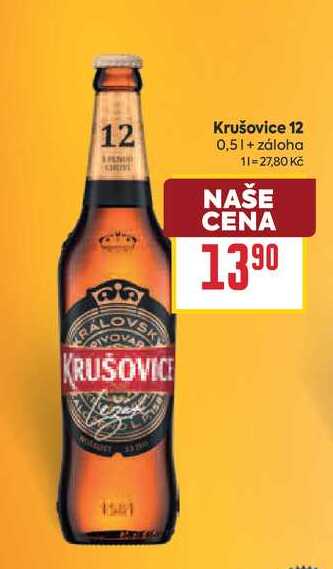 Krušovice 12 0,5l