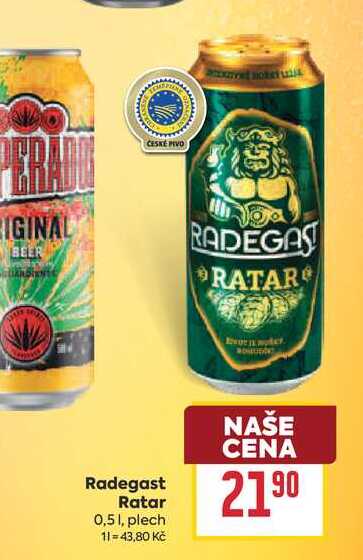 Radegast Ratar 0,51, plech