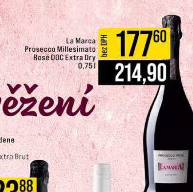 La Marca Prosecco Millesimato Rosé DOC Extra Dry 0,75l