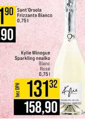 Kylie Minogue Sparkling nealko Blanc Rosé 0,75l