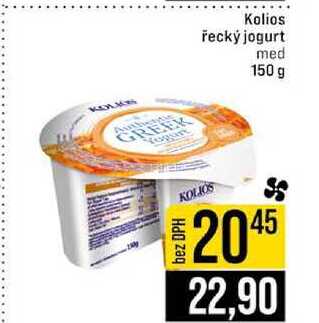 Kolios řecký jogurt med 150 g