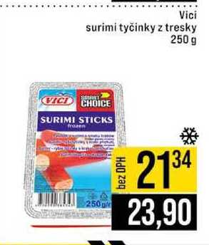 Vici surimi tyčinky z tresky 250g
