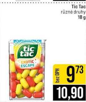 Tic Tac různé druhy 18 g