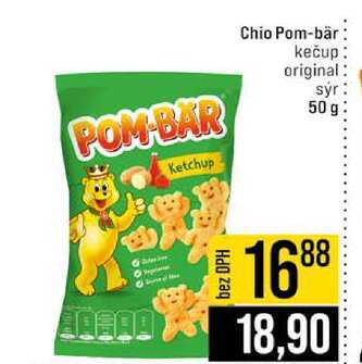 Chio Pom-bär kečup original sýr 50 g
