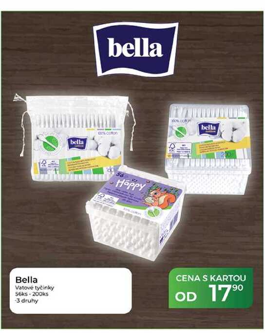 Bella Vatové tyčinky 56ks-200ks